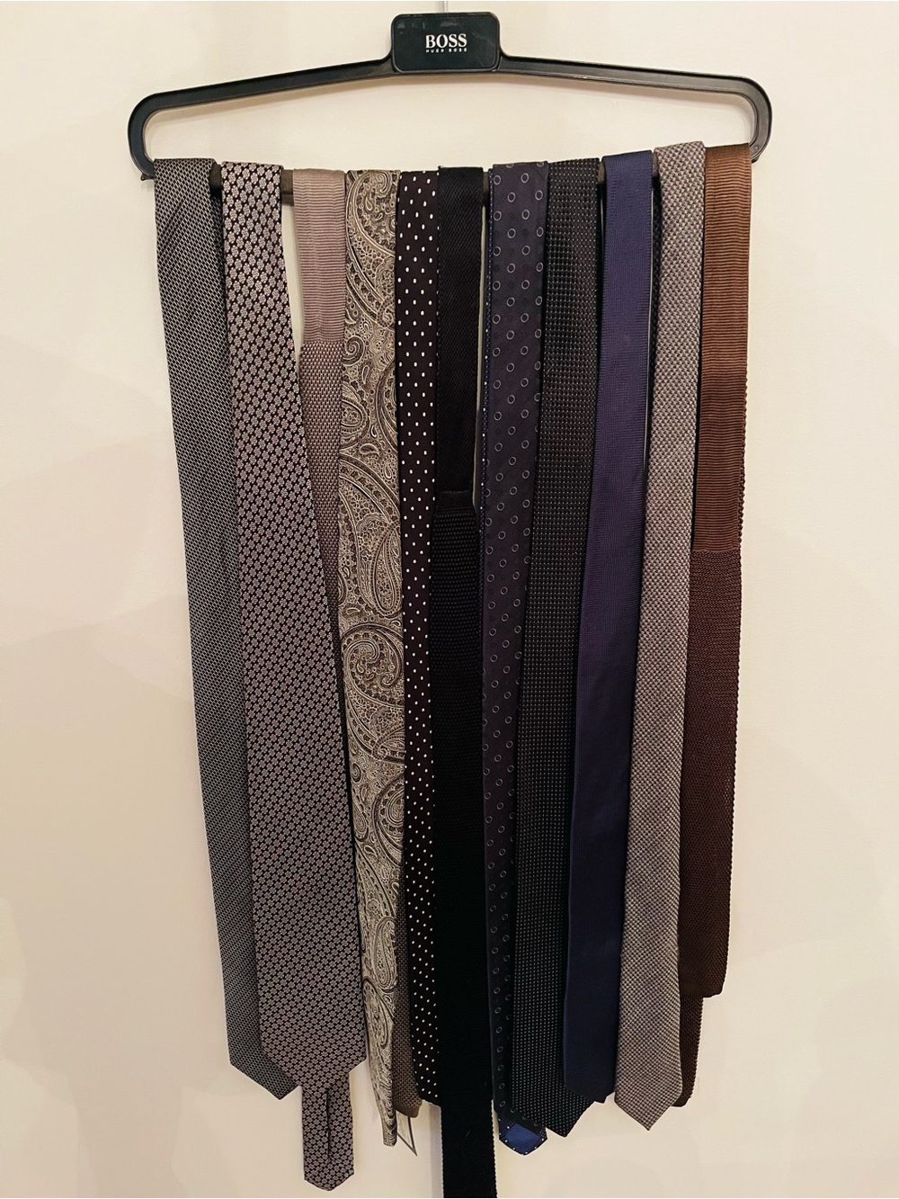 Men's authentic collection of designer ties